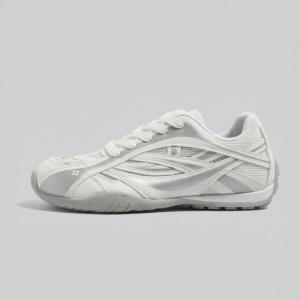 HuanQiu | Breathable Sport Womens Trainers Silver