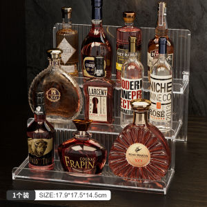 Giá Trưng Bày Rượu Acrylic Cấp Bậc Nhỏ Giá Trưng Bày Rượu Rum Và Whiskey Giá Để Đồ Uống Bằng Nhựa Thiết Kế Xếp Chồng