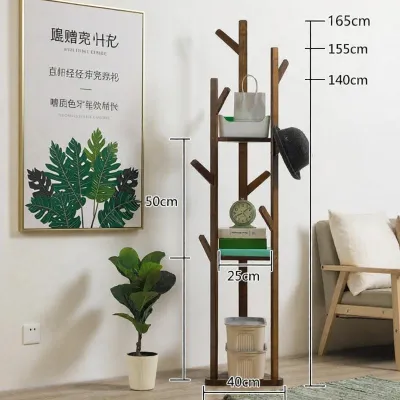 ZHIZHOU | Giá Treo Áo và Túi Gỗ cho Nhà