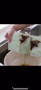 1PC Kitchen Non-oily Dishwashing Cloth Double-layer Thickened Absorbent Dish Cleaning Towel Ramdom Color