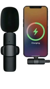 Dual Mic Clip On Wireless K9: Microphone Bluetooth Portable untuk HP & Acara