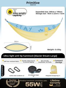 The Primitive | Anti-Tip Double Person Outdoor Hammock
