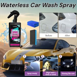 Waterless Car Wash Spray Car Coating Care Kit Cleaning Kit Car Coating Agent Car Wax Polish Spray Car Wash Kit