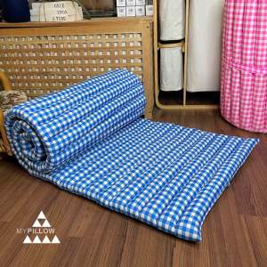 ฟูกปิคนิคสไตล์ญี่ปุ่น ก.60x180cm ม้วนพับเก็บได้ค่ะ ยัดนุ่นทั้งใบ