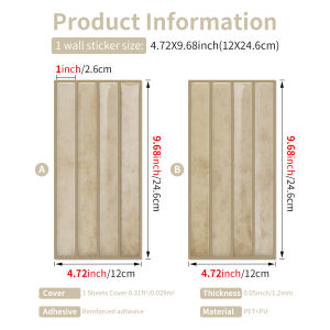 Self Adhesive 3D Gel Vinyl Wall Tiles Are Easy to Peel off for Bathroom Living Room DIY Decoration and Home Decoration