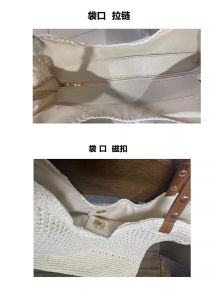 Túi Đeo Vai Đơn Giản Thoáng Khí Dệt Thủ Công Lưới Rỗng Mùa Hè Túi Xách Đi Biển Đa Năng Thường Ngày Cho Thanh Thiếu Niên Túi Lưới