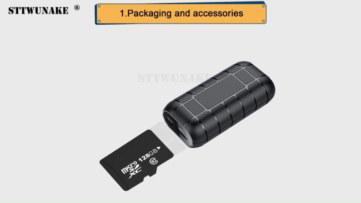 STTWUNAKE Mini Voice Activated Recorder, Hidden Magnetic Spy Device, 32GB Flash Memory, 20hr Recording