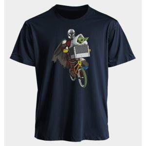 Sci-fi Star Wars Peripheral Printed Cotton Short Sleeve American Mens and Womens Summer Sports Loose Daily Crew Neck T-Shirt