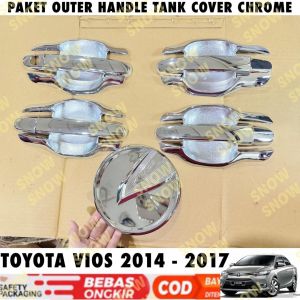 Paket Outer Handle Tank Cover Vios 2014 2015 2017 Chrome