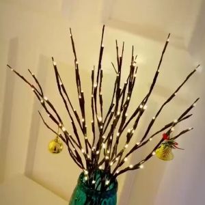 5Pcs LED Tree Branch Light String 20Bulbs Simulation Floral Night Lamp for Home Party Decoration