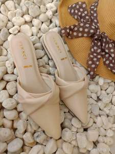 Vinnci premium slip on flat sandal kode xexi