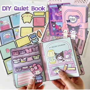 DIY Quiet Book My Melody Handmade DIY Childrens Toys Development Hands on Ability Girls Birthday Gift