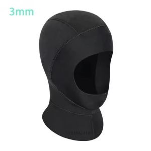 Diving Hood 3mm Neoprene Wetsuit Hood Durable Stretchable Cap for Snorkeling Kayaking Surfing Canoeing Water Sports Swim Cap