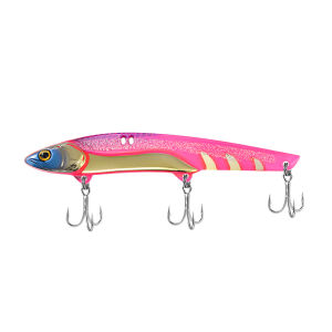 JIGGING PRO Metal VIB Fishing Lure 107mm 36g Long Cast Three Hooks Spinner Spoon Sea Fishing Hard Baits For Bass Metal Jigging