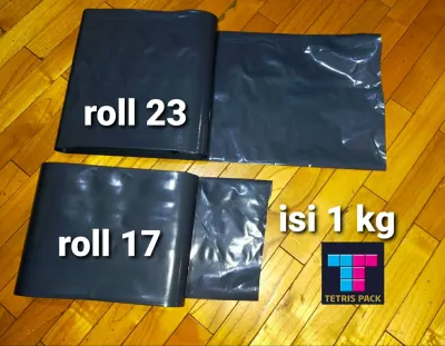 plastik packing hitam roll kwalitas super