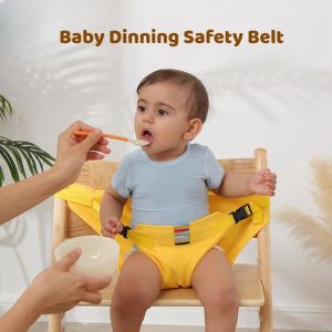 Portable Baby Child Dining Belt Oxford Cloth Adjustable Chair Seat Belt  Feeding Chair Portable Baby Dining Chair Safety Belt