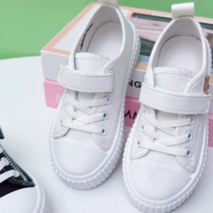 kids shoes korean new fashion shoes for girl kids boys and girls canvas shoes girls board shoes spring and summer new breathable 2024 spring low top baby sports shoes