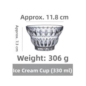 High Aesthetics Glass Bowl
