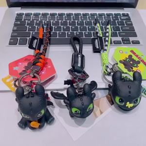 Potdemiel | Đồ Trang Trí Hình Răng Sún Phát Sáng Dễ Thương Cánh Fury Di Chuyển Trang Trí Taplo Ô Tô Phụ Kiện Treo Xe Bằng Nhựa Resin Cho Nội Thất