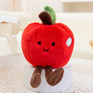 QIAOSHANG | Cartoon Fruit Series Plush Duck Pear Mango Desk Ornament