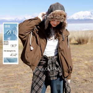 3COLOUR·S | Waterproof Hooded 2 Pieces Down Coat