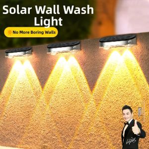 PAIMIJI | Solar Wall Washing Light for Garden and Courtyard Decoration
