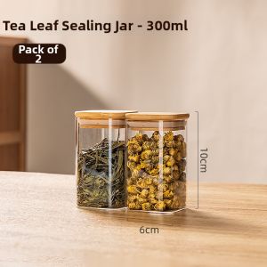 NEWAIR | Food-Grade Airtight Tea Container Glass Storage