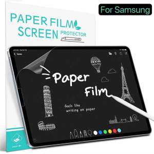 Paper Feel Screen Protector for Samsung Galaxy Tab S11 S10 Lite A11 S9 FE + A9 A9+ S8 Ultra S7 Plus S7 FE S6 Lite 2022 A8 2021 A7 Lite T225 Painting Drawing Film For Samsung S10Lite A11+ S10FE+ S10FE S7+ S8+ S9+ S7FE S9FE S9FE+ S10+ S10Ultra 5G