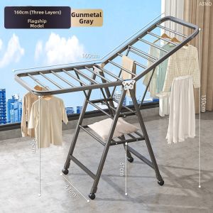 Foldable Indoor/Outdoor Clothes Drying Rack