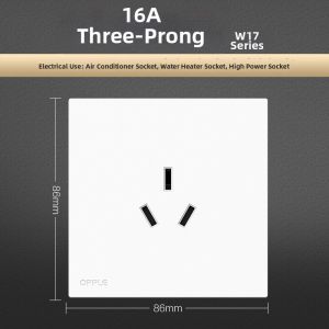 OPPLE | 1 Way 5 Multi-port USB No-frame Large Panel Switch Socket 86 Size