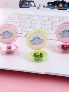 Mini Cartoon Dinosaur Educational Toy Stamp Capsule Gift for Kindergarten Students Creative Gift Box School Supply Item