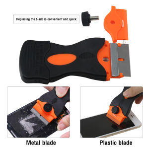 ZEO Plastic Car Sticker Remover Edge Blade Scraper Window Spatula Tools