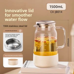 Bear | Large Capacity Glass Cold Infusion Water Bottle