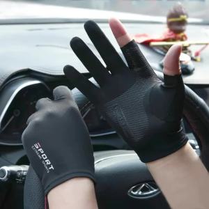 Autumn Winter Outdoor Cycling Gloves Gym Fitness Sports Running Warm Touch Screen Nonslip Gloves Motorcycle Gloves Men Black