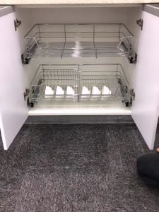 MIRAI Kitchen Cabinet Pull Out 4 sides Drawer Kitchen Baskets Organizers