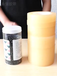 Isolasi Toples Kaleng Bening Biskuit Can Sealing Tape Selotip Toples Kue dan Makanan Food Grade