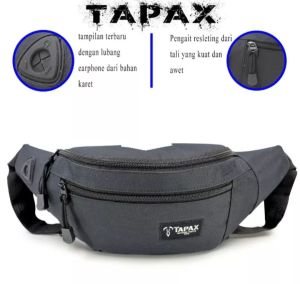 Tas Selempang Pria/Tas Waistbag Pria Tapax Oval Premium
