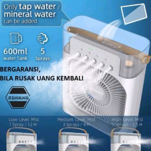 KIPAS PENDINGIN MINI AC PORTABLE AIR COOLER MOBIL DAN RUANGAN | AC Portable Air Cooler AC Mini Super Dingin