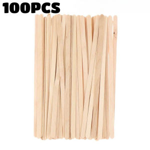 500PCS Coffee Stir Sticks Disposable Wooden Coffee Stirrers Hot Cold Drinking Stir Beverage Stir Sticks Ice Cream Lolly Popsicle