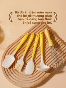 MAGIC KITCHEN | Baby Feeding Utensil Set with Silicone Spatula and Spoon