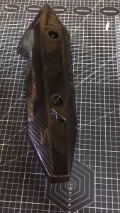 กันร้อนท่อ แผ่วงกันท่อไอเสีย - เเผ่นกันร้อนท่อไอเสีย การใช้งานสูงสำหรับรถจักรยานยนต์ทุกรุ่น - รูปลักษณ์ส่วนบุคคล ท่อไอเสียป้องกันการชนกัน ABS