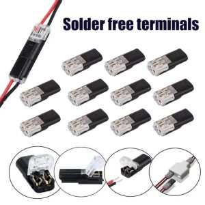 10/5/1Pcs Car 2 Pins Way Plug Wire Cable Fast Connector Automotive Wire Repair Waterproof Accessory