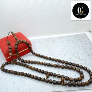 Tasbih kayu Kalimosodo motif Marjan A73