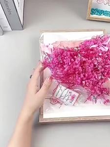 DIANDIANHUA | Teacher Gift Customizable DIY Kit Dried Babys Breath