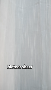 Ins Fabric Meteor Sheer see through pattern ready stock day curtain langsir putih