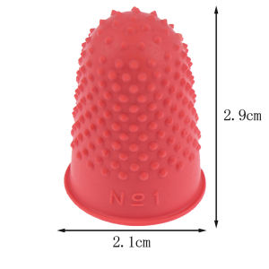 5Pcs Rubber Thimble Protector Counting Cone Quilter for Sewing Finger Tip Craft