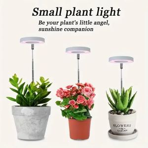 LED Retractable Plant Growth Light Indoor Plant Full Spectrum Growth Light Color Adjustable Plant and Flower Fill Light