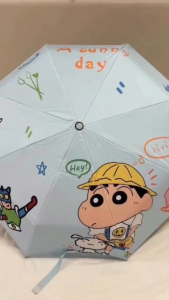 Dù Shin Chan Gấp Gọn Tự Động Mini | Ô Dù Chống Nắng Mưa UV – Dù Nhẹ Bền Cho Học Sinh Gia Đình Tiện Dụng