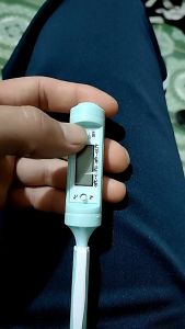 Nhiệt kế đo nhiệt độ nước pha sữa nước tắm thức ăn cho bé Chất liệu INOX 304 không rỉ và nhựa ABS An toàn n toàn cho bé và gia đình