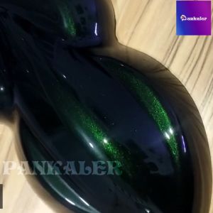 Pankaler Cat Motor Mobil Hitam Lembayung Hijau Midnight Green Xirallic NC - Vario Mio Beat Paint